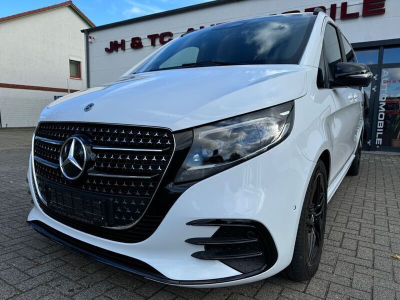 Bergkristallweiß metallic Gebraucht 2024 Mercedes V300 AMG Van / Kleinbus | 77.800 € (Teuer) - Bild 1/4