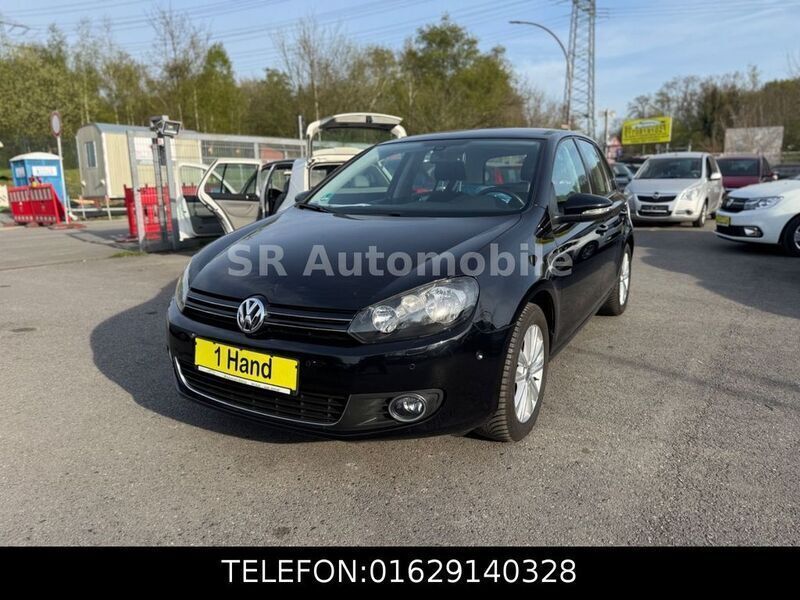 Schwarz Gebraucht 2010 VW Golf VI Highline Limousine | 7.888 € (Etwas zu teuer) - Bild 1/4