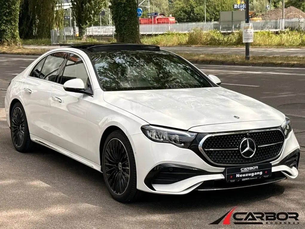 Neu Mercedes E200 AMG 227 PS (166 kW) 2026 Weiß Limousine