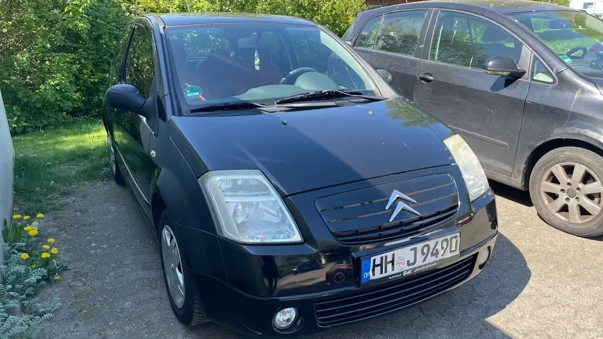 Gebraucht Citroën C2 Style 60 PS (44 kW) 2005 Schwarz Kleinwagen