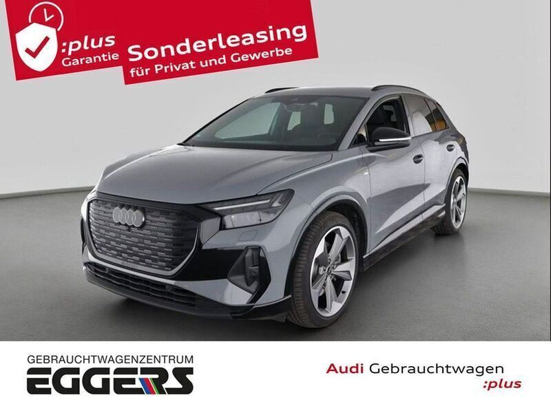 Grau Gebraucht 2024 Audi Q4 e-tron S-Line SUV | 51.850 € (Superpreis) - Bild 1/4