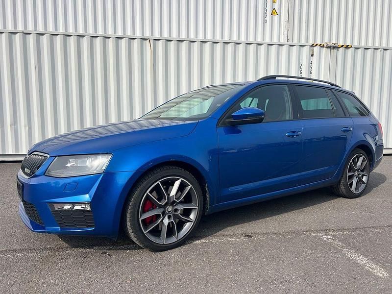 Gebraucht Skoda Octavia RS 184 PS (135 kW) 2014 Blau Kleinwagen