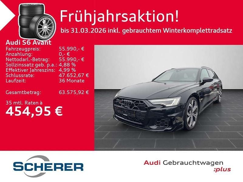 Gebraucht Audi S6 Comfort 344 PS (253 kW) 2024 Mythosschwarz metallic (metallic) Kombi