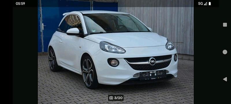 Weiß Gebraucht 2016 Opel Adam S Kleinwagen | 8.999 € (Guter Preis) - Bild 1/4