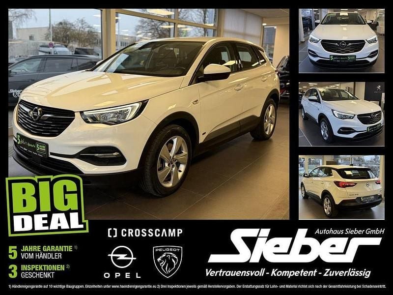 Jade weiss Gebraucht 2021 Opel Grandland X Edition SUV | 16.990 € (Superpreis) - Bild 1/4