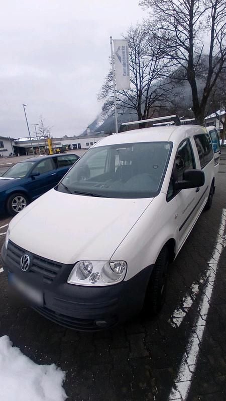 Gebraucht VW Caddy Maxi 105 PS (77 kW) 2009 Weiß Van / Kleinbus