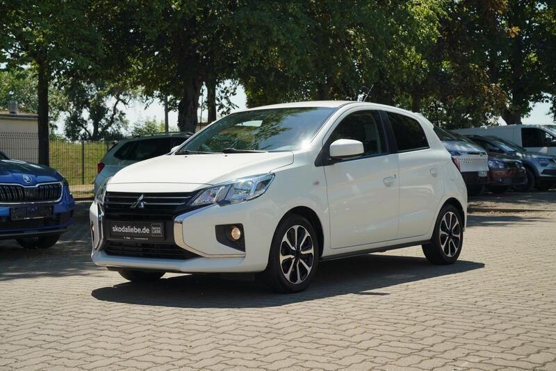 Weiß Gebraucht 2021 Mitsubishi Space Star Spirit+ Kleinwagen | 9.889 € (Guter Preis) - Bild 1/4