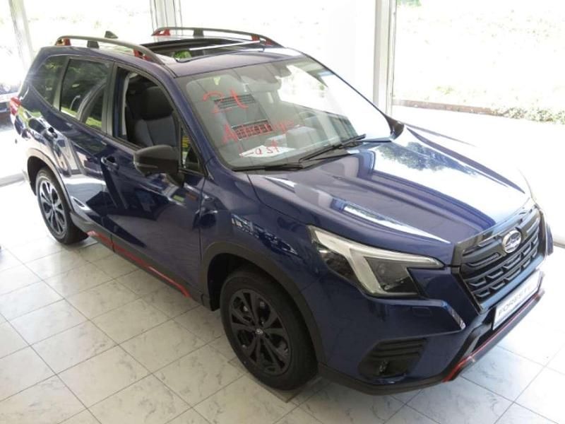 Sapphire blue pearl (metallic) Gebraucht 2024 Subaru Forester Exclusive+ SUV | 38.890 € (Fairer Preis) - Bild 1/4
