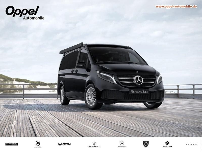 Obsidianschwarz metallic Gebraucht 2022 Mercedes V220 Marco Polo Van / Kleinbus | 61.400 € (Teuer) - Bild 1/3