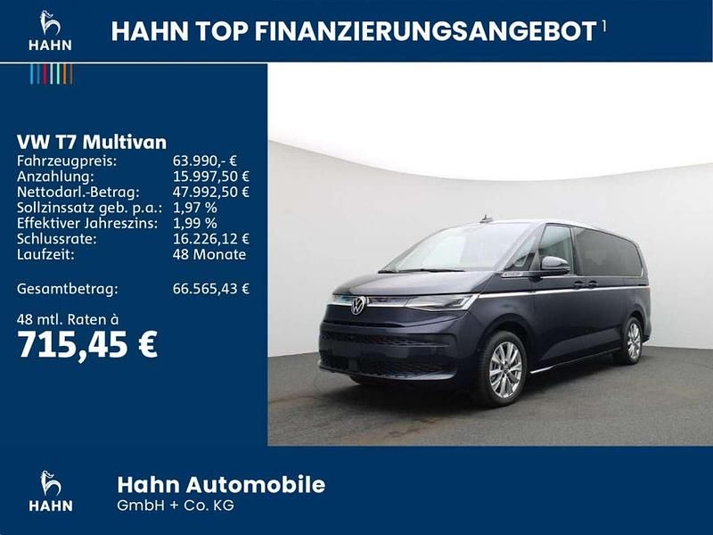 Gebraucht VW Multivan Style 245 PS (180 kW) 2025 Starlightblue metallic Van