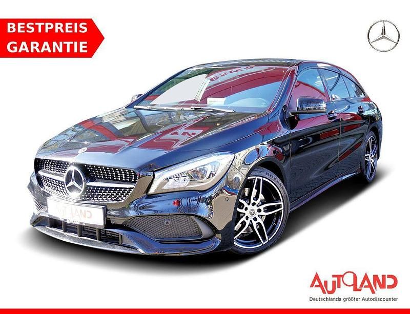 Schwarz Gebraucht 2018 Mercedes CLA250 Shooting Brake AMG line Kombi | 26.990 € (Teuer) - Bild 1/4