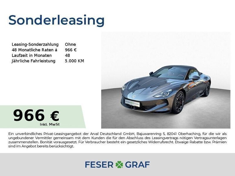 Neu MG Cyberster 250 kW (340 PS) 2025 Grau Cabrio