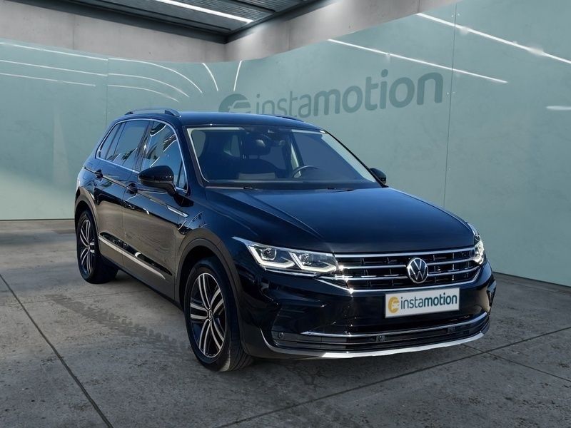 Schwarz Gebraucht 2021 VW Tiguan Elegance SUV | 31.950 € (Teuer) - Bild 1/3