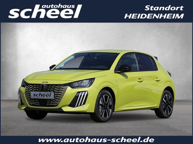 Gelb Neu 2025 Peugeot 208 Allure Kleinwagen | 27.380 € (Teuer) - Bild 1/4