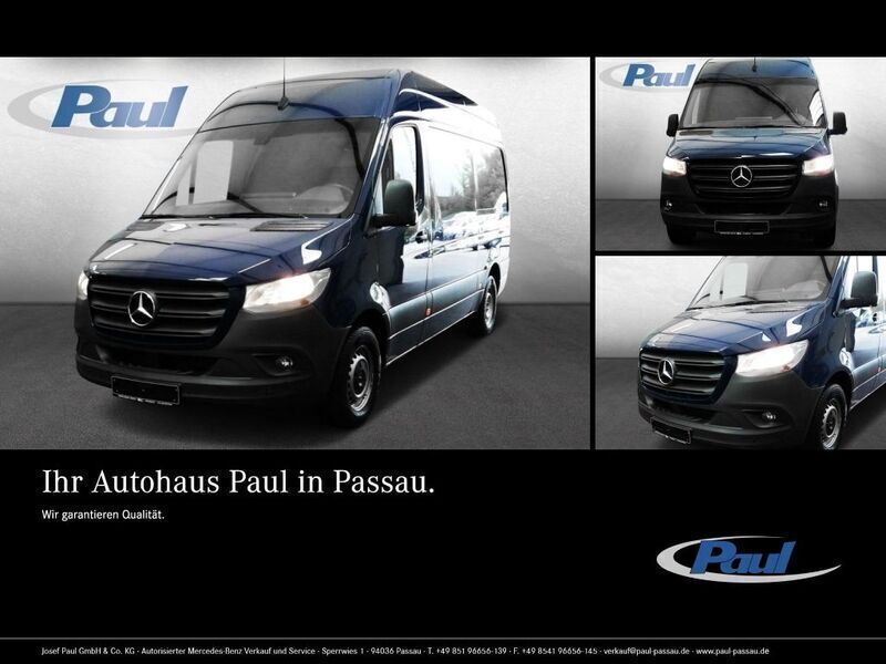 Stahlblau Gebraucht 2018 Mercedes Sprinter Van | 24.871 € (Fairer Preis) - Bild 1/4