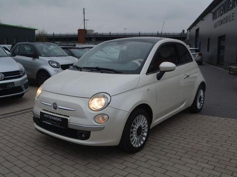 Gebraucht Fiat 500 Lounge 69 PS (50 kW) 2009 Weiß Cabrio