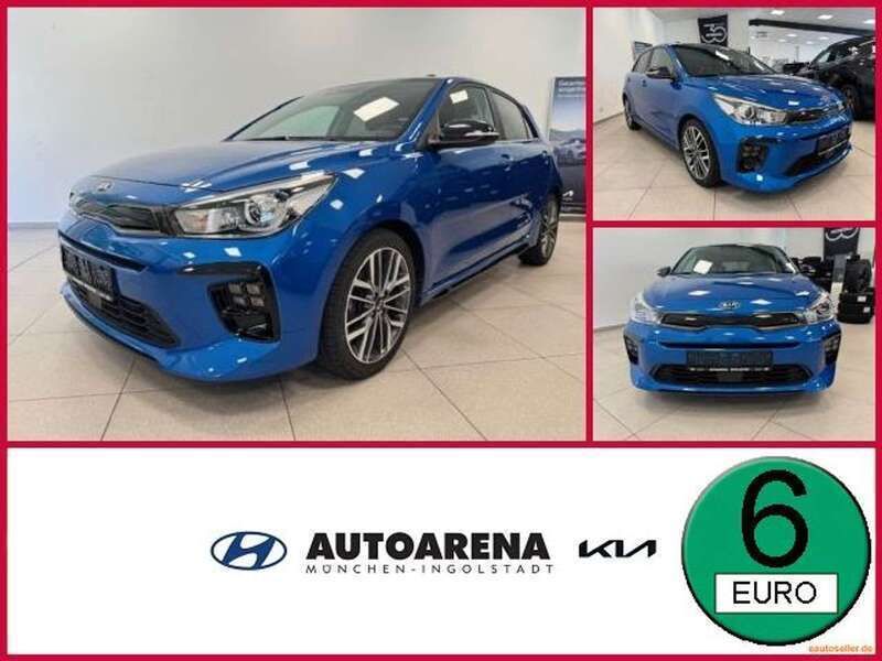 (spb) bathys blau met. Gebraucht 2020 Kia Rio GT-Line Limousine | 16.475 € (Fairer Preis) - Bild 1/4