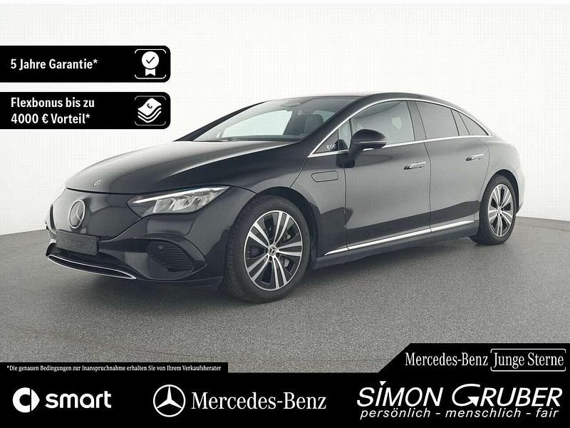 Lack obsidianschwarz Gebraucht 2024 Mercedes EQE350 Electric Art Limousine | 41.850 € (Superpreis) - Bild 1/4