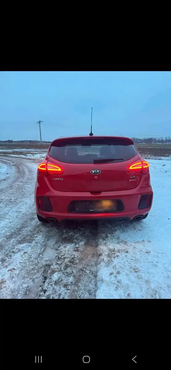 Brugt Kia Ceed 136 HK (100 kW) 2015 Rød Hatchback
