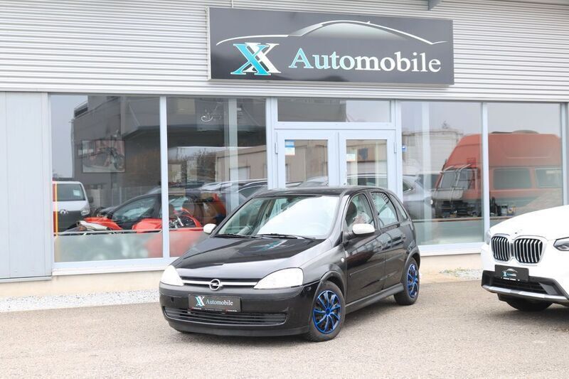 Schwarz Gebraucht 2003 Opel Corsa Njoy Limousine | 500 € (Superpreis) - Bild 1/4