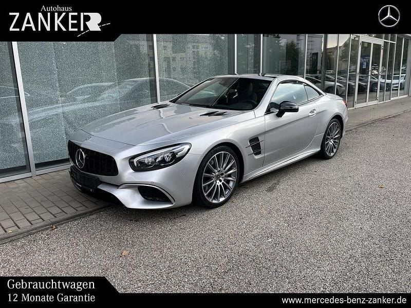 Iridiumsilber lack Gebraucht 2017 Mercedes SL400 AMG Cabrio | 50.900 € - Bild 1/4