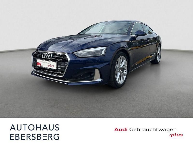 Blau Gebraucht 2022 Audi A5 Sportback Advanced Plus Kleinwagen | 27.400 € (Guter Preis) - Bild 1/4