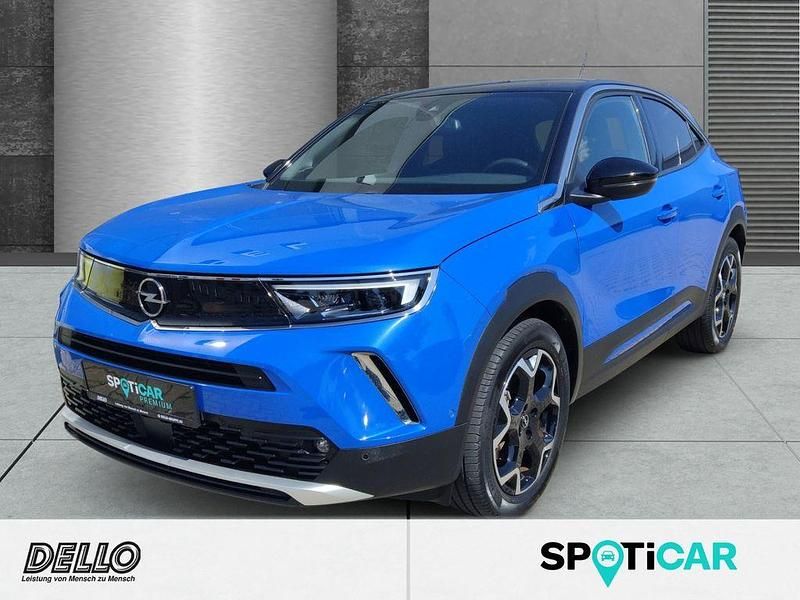 Perl blau/voltaik blau Gebraucht 2022 Opel Mokka-e Ultimate SUV | 20.790 € (Teuer) - Bild 1/4