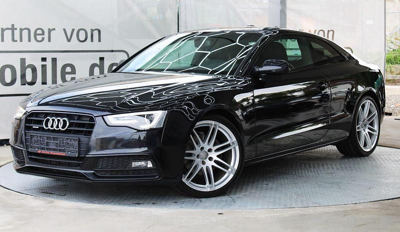Phantomschwarz perleffekt Gebraucht 2014 Audi A5 S-Line Coupé | 16.450 € (Fairer Preis) - Bild 1/3