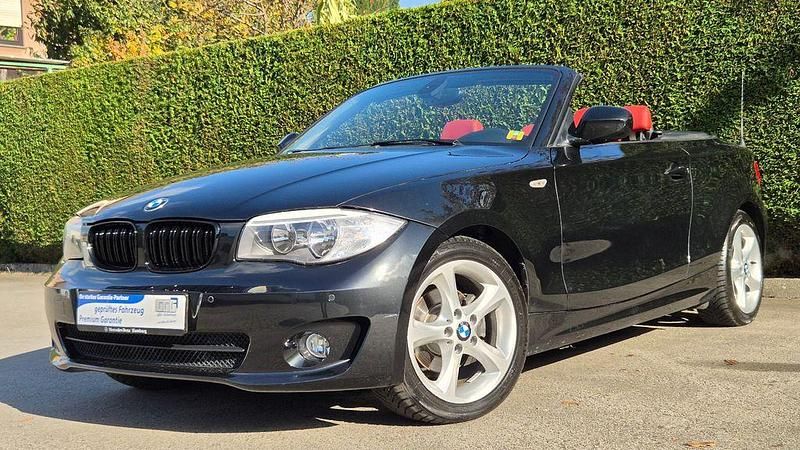 Schwarz Gebraucht 2012 BMW 118 Cabriolet Sport Line Cabrio | 11.400 € (Fairer Preis) - Bild 1/4