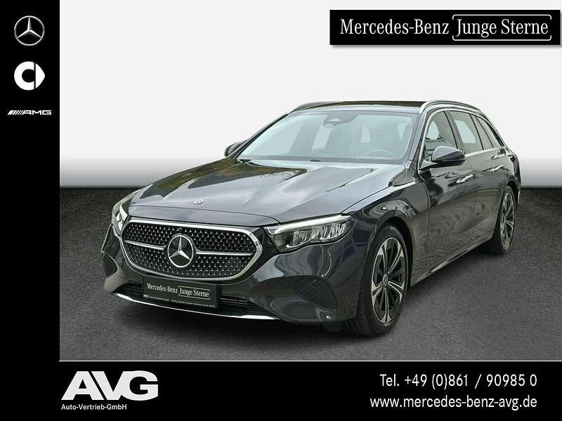 Lack graphitgrau Gebraucht 2024 Mercedes E220 Avantgarde Kombi | 46.700 € (Superpreis) - Bild 1/4