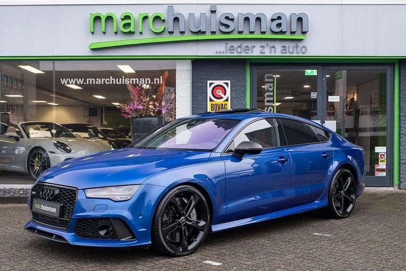 Blau Gebraucht 2015 Audi RS7 Sportback Proline Kleinwagen | 54.850 € (Teuer) - Bild 1/4