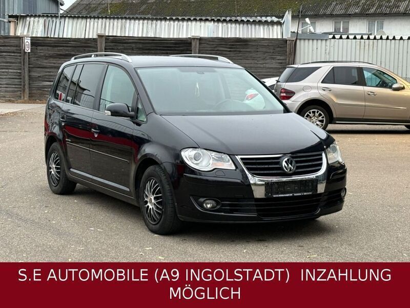 Gebraucht VW Touran United 140 PS (102 kW) 2009 Schwarz Van / Kleinbus