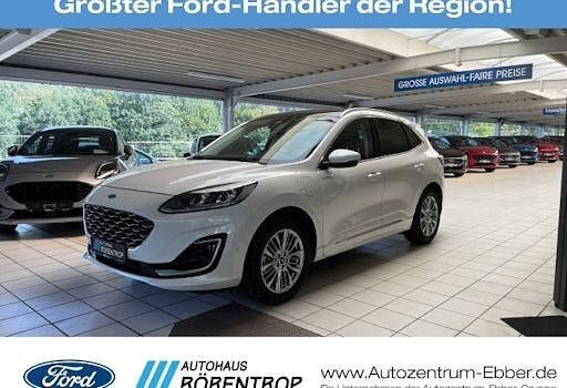 Weiß Gebraucht 2021 Ford Kuga Vignale SUV | 27.981 € (Teuer) - Bild 1/4