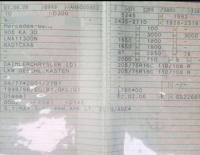 Gebraucht Mercedes Sprinter 88 PS (64 kW) 2006 Van