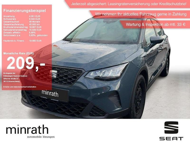Blau Neu 2025 Seat Arona Reference SUV | 19.980 € (Etwas zu teuer) - Bild 1/4