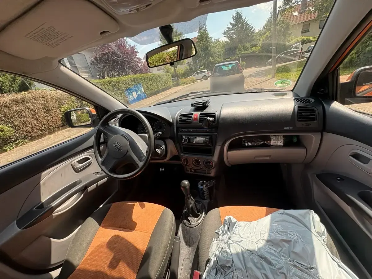 Gebraucht Kia Picanto 65 PS (47 kW) 2005 Orange Kleinwagen