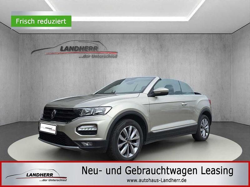 Silber (metallic) Gebraucht 2021 VW T-Roc Cabriolet Cabrio | 19.405 € (Superpreis) - Bild 1/4