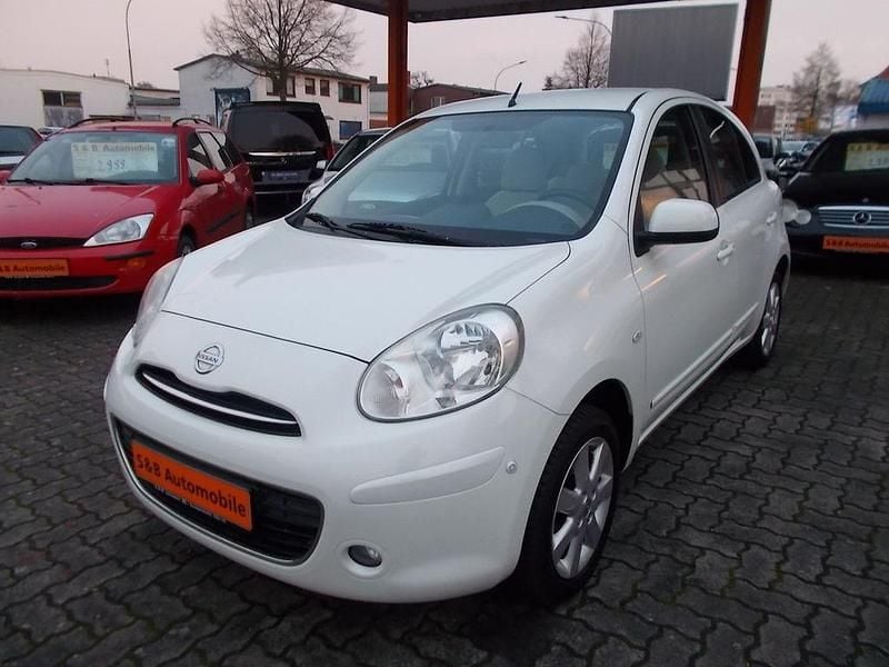 Weiß Gebraucht 2012 Nissan Micra Limousine | 3.499 € (Fairer Preis) - Bild 1/4