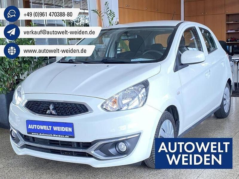 Gebraucht Mitsubishi Space Star Basis 71 PS (52 kW) 2019 Weiß Kleinwagen