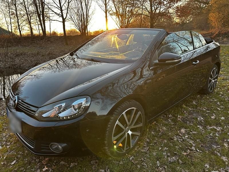 Gebraucht VW Golf Cabriolet LOUNGE 103 PS (75 kW) 2015 Schwarz Cabrio