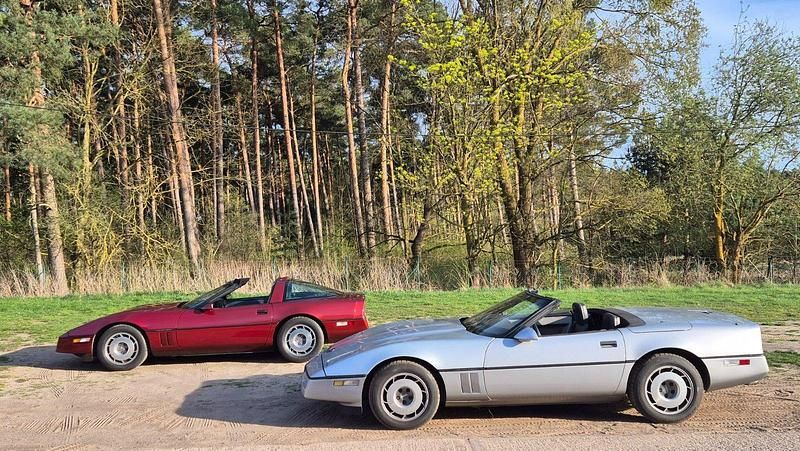 Silber Gebraucht 1987 Chevrolet Corvette C4 Cabrio | 18.000 € - Bild 1/4