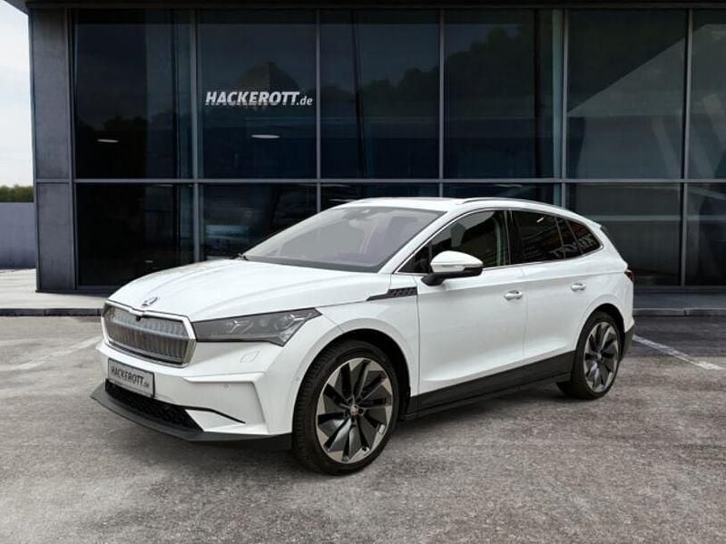 Weiss Gebraucht 2022 Skoda Enyaq iV ecoSuite SUV | 29.450 € (Fairer Preis) - Bild 1/4