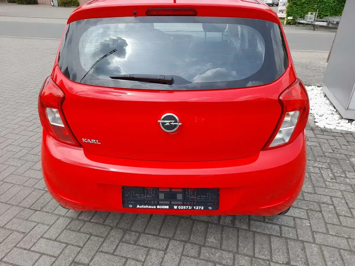 Gebraucht Opel Karl Edition 75 PS (55 kW) 2016 Mohn rot Kleinwagen