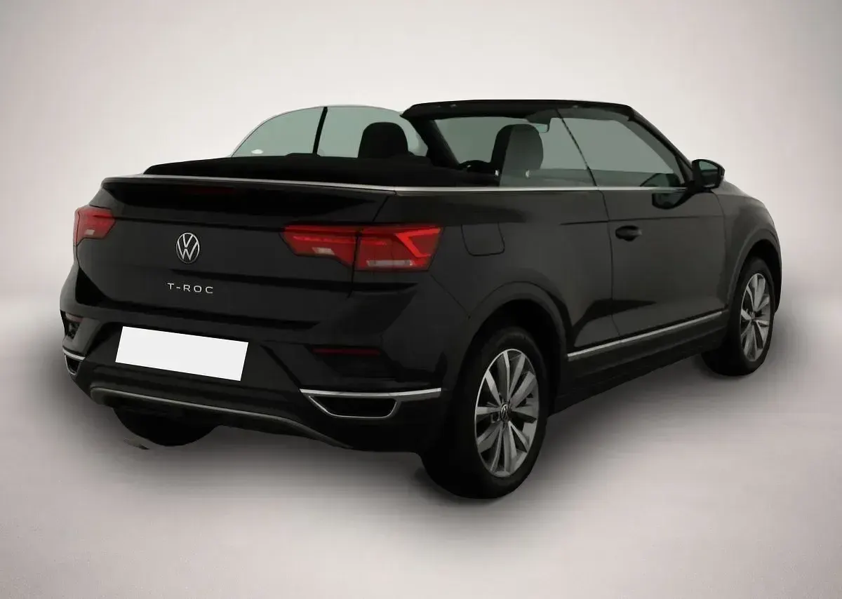 Gebraucht VW T-Roc Cabriolet Style 150 PS (110 kW) 2020 Schwarz Cabrio