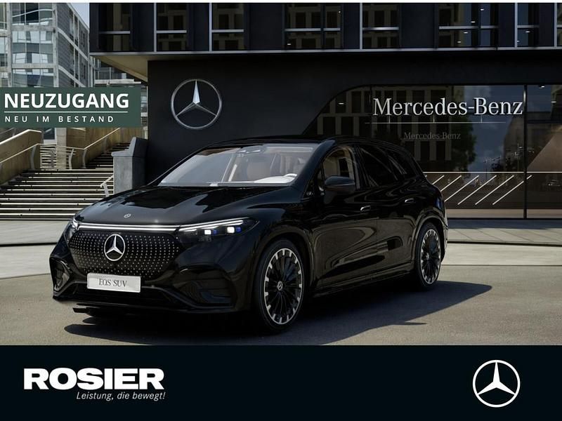 Schwarz / obsidianschwarz Gebraucht 2022 Mercedes EQS450+ AMG SUV | 82.485 € (Fairer Preis) - Bild 1/4
