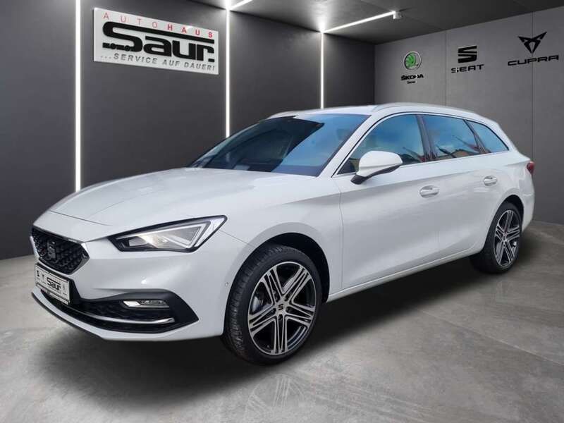 Nevada weiß metallic Gebraucht 2022 Seat Leon XCELLENCE Kombi | 36.880 € - Bild 1/4