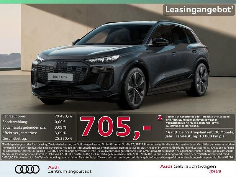 Gebraucht Audi SQ6 e-tron Ambiente 359 kW (489 PS) 2025 Daytonagrau perleffekt SUV