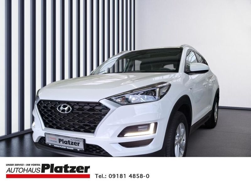 Weiss Gebraucht 2020 Hyundai Tucson SUV | 22.980 € (Fairer Preis) - Bild 1/4