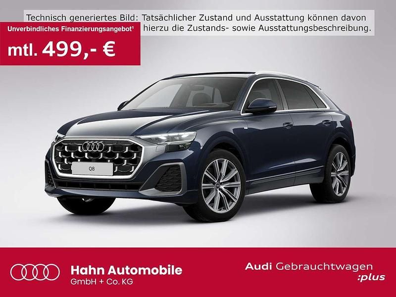 Blau Gebraucht 2025 Audi Q8 Ambiente SUV | 76.430 € (Superpreis) - Bild 1/3