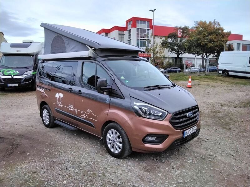 Grau Gebraucht 2021 Ford Transit Custom Nugget Van / Kleinbus | 48.500 € (Guter Preis) - Bild 1/4